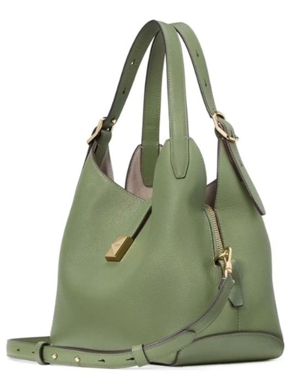 Kate Spade Deco Small Pebbled Leather Crossbody Tote Bag - Picture 2 of 13